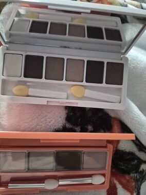 2 Clinique Neutral Eyeshadow Set — Cream, Taupe, Brown & Black Shades